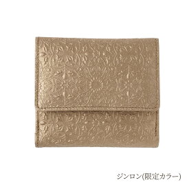二つ折り財布（ BOX小銭入れ ）【 モリス 】全6色 【 ジンロン/最終入荷済】【 HIRAMEKI. ヒラメキ 】【 送料無料】