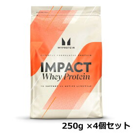 Myprotein　IMPACT ホエイプロテイン　ヨーグルト　250g　×4個セット