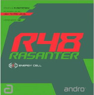 卓球 ラバー ラザンター R48 andro アンドロ 裏ソフト 回転系テンション エナジー・セル