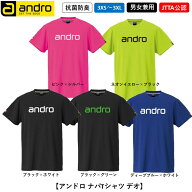 【楽天スーパーSALE期間 P最大20倍 & 最大3000円OFF】 andro アンドロ ナパTシャツ デオ 卓球ユニフォー…