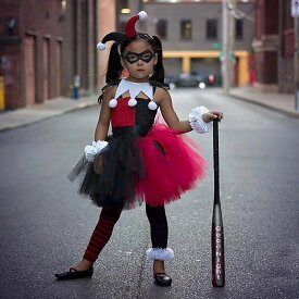 無料 ハロウィン コスプレ 衣装 女の子 ワンピース もこもこ スカート 子供服 キッズ ピエロ 魔女 悪魔 仮装 お姫様ドレス プレゼント 誕生日 パーティー 演出 舞台服 文化祭 可愛い お遊戯会 イベント服 写真撮影 90 100 110 120 130 140 150