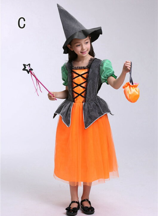 楽天市場 送料無料 ハロウィン コスプレ 衣装 女の子 ワンピース 子供服 キッズ 魔女 悪魔 妖精 精霊 ハロウィン コスプレ 仮装 魔法使い ドレス プレゼント パーティー 演出 舞台服 文化祭 可愛い お遊戯会 Cosplay イベント服 90 100 110 1 130 140