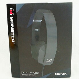 Monster Cable Purity Nokiaコラボ オーバーイヤー・ヘッドフォン ブラック ABランク【中古】