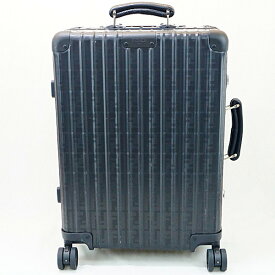 RIMOWA×FENDI リモワ フェンディコラボ ズッカ柄 スーツケース 33L ブラック 972 90 02 3 キャリーケース ユニセックス ABランク【中古】