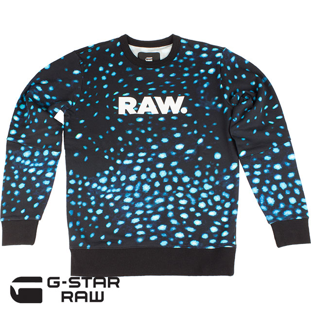 G-STAR RAW ジースター ロゥ メンズ トレーナー Meil WS Stalt Deconstructed Sweater D08495  9777 9092 BLUE/MAZARINE AO | HIRO CLOTHING