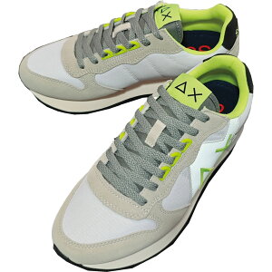 SUN68 サンシックスティエイト シューズ SUN241-Z115-01 JAKI FLUO Z44115 BIANCO【セール商品のため返品交換不可】