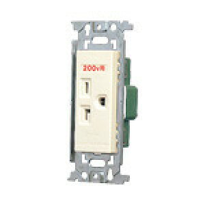 Panasonic WN1922 �t���J���[15A�E20A���p�����ڒn�R���Z���g(250V)
