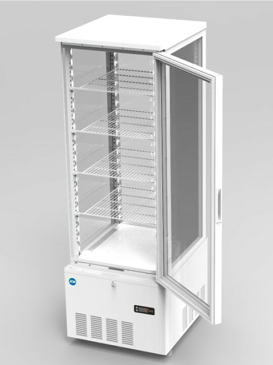 楽天市場】JCM 4面ガラス冷蔵ショーケース（片面扉） 業務用 冷蔵庫 