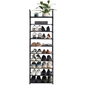 YOUDENOVA シューズラック スリム 靴棚 靴収納 12-18足 靴置き 靴箱 下駄箱 おしゃれ 縦長 省スペース 組み立て式 分割可能 取っ手付き 狭い 玄関 廊下 クローゼット 靴入れ