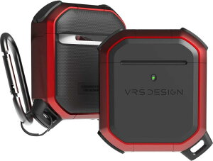 �yVRS�z AirPods �Ή� �P�[�X �ϏՌ� �J���r�i �t ���[�P�[�X 2�w�\�� �n�C�u���b�h �Ռ� �z�� �n�[�h �J�o�[ ���h�~ �����h�~ �ی� �P�[�X�J�o�[ �A�N�Z�T���[ [ Apple AirPods1 / AirPods2 Wireless