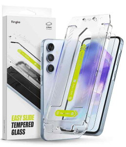 yRingkezGalaxy A55 KXtB EASY SLIDE TEMPERED GLASS dx9H ʕی Sʕی tی یKX KX MNV[A55 5G XN[ veN^[ (tc[t) (2)