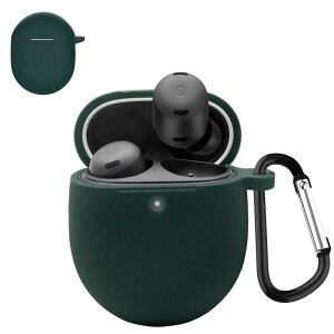 JXRICH For Google Pixel Buds Pro �P�[�X Google Pixel Buds Pro �p �J�o�[ �����h�~ �L�Y�h�~ �V���R���P�[�X �����[�d�\ �S�ʕی� �J���r�i�t��