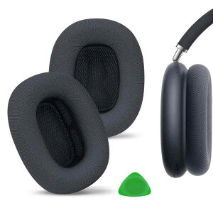 Geekria �C���[�p�b�h Comfort �݊��� �p�b�h �A�b�v�� Apple AirPods MAX(A2096), AirPods MAX2 (A3184) �w�b�h�z���ɑΉ� �p�b�h �C���[/�C���[�J�b�v (���b�V���t�@�u���b�N/��)