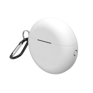 Geekria �V���R�� �J�o�[ �݊��� �t�@�[�E�F�C HUAWEII FREEBUDS 3 �Ή� True Wireless Earbuds�A�L�[�z���_�[�t�b�N�t���A�P�[�X�|�[�g�A�N�Z�X�\ (�z���C�g)