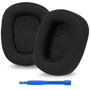 Linkidea �C���[�p�b�h �݊��� �p�b�h ���W�N�[�� Logitech G433, G533, G633, G635, G933, G935 �w�b�h�z���ɑΉ� �p�b�h �C���[�N�b�V����/�C���[�J�b�v (���b�V���t�@�u���b�N/�u���b)