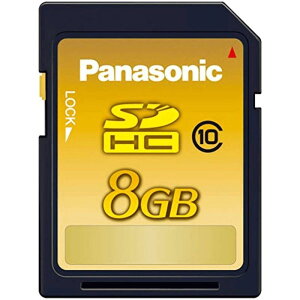 Panasonic 8GB SDHC�������[�J�[�h CLASS10 RP-SDWA08GJK