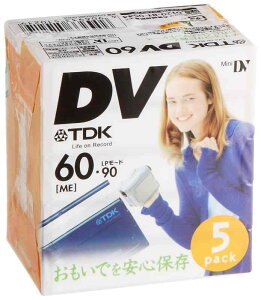 TDK MINIDV�J�Z�b�g 60���^�� 5�{�p�b�N [DVM60BUX5A]