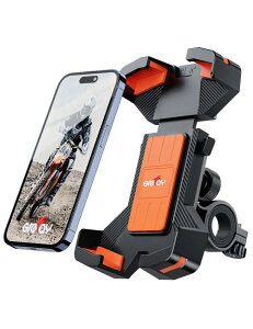 Grefay 2023 自転車用 スマホ ホルダー スタンド 簡単取付 ロードバイク ワンタッチ スマートフォンホルダー, 自転車携帯ホルダー, 自転車すまほホルダー, クロスバイク用 携帯置き, サイクリ