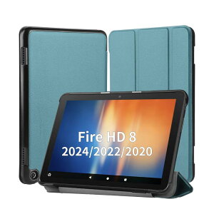 Fire HD 8 �Ή� �P�[�X (2024/2020/2022�N���� ��12/10����p) �^�u���b�g�P�[�X Fire HD 8/8 Plus �Ή� �J�o�[ 8�C���` �X�^���h�@�\�t�� �I�[�g�X���[�v�@�\ �S�ʕی�P�[�X �y�� ���^ �ϏՌ� �C�菝�h�~