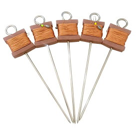 HAMILO 釣り仕掛け うなぎ用 川遊び 置き針 つけ針 川釣り 川魚 5点セット