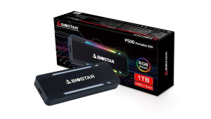 BIOSTAR USB3.2 Gen2 Type-CΉERGB LEDڃ|[^uSSD 1TB [ P500-1TB ]