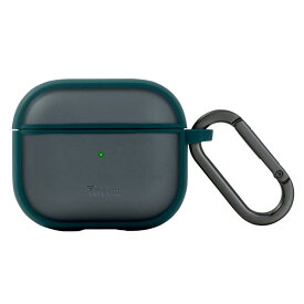 【Torrii】 AirPods 3 対応 ケース 耐衝撃 薄型 シンプル ポリカーボネート TPU カバー 落下防止 カラビナ 付き 衝撃 吸収 ケースカバー 傷防止 衝撃吸収 保護 アクセサリー 耐衝撃ケース [ Apple AirP
