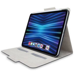 �G���R�� iPad Pro 11 ��4���� �i2022�N�j �P�[�X �J�o�[ �t���b�v�P�[�X �t���[�A���O�� �\�t�g���U�[�f�� �I�[�g�X���[�v/�E�F�C�N�Ή� �l�C�r�[ TB-A22PMWVFUNV