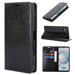Crazy Horse Leather Case for Aquos Sense8