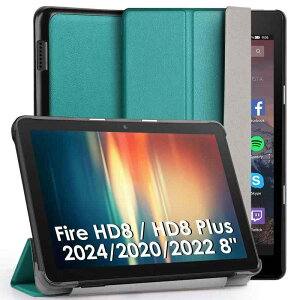 GeeRic Fire HD 8/8 Plus 8�C���`�Ή� �P�[�X Fire HD 8 (2024/2022/2020�N���� ��12/10����p) �Ή� �ی�J�o�[ �^�u���b�g�P�[�X �蒠�^ �X�^���h�P�[�X �I�[�g�X���[�v�@�\ �y�� ���^ �ϏՌ� ���h