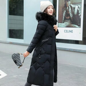 ふわふわファー付き ベンチコート レディース フード付き 膝丈 ロングコート 中綿ジャケット スクエアシルエット? 中綿コート ダウンジャケット ダウンコート 防寒 防風 厚い 厚手 冬 大き