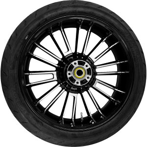 "�yUSA�݌ɂ���z COASTAL MOTO �z�C�[�� ���A ATLANTIC W/TIRE ABS (TPMS) �u���b�N CUT 18"" 0336-0027 HD�X"