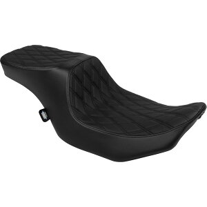 �yUSA�݌ɂ���z DRAG SPECIALTIES SEATS formance Predator 2-up Double Diamond �u���b�N �r�j�[�� 0801-1948 HD�X