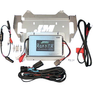�yUSA�݌ɂ���z J&M AMP �L�b�g ROKKER ST6 400w 4-Ch 14-2023 Harley Ultra/TriGlide 4405-0954 HD�X