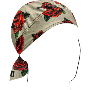 �yUSA�݌ɂ���z �U���w�b�h�M�A ZAN Headgear FLYDANNA TATTOO ROSES 2504-0581 HD�X