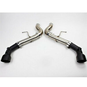 Mishimoto 16�N�ȍ~ �V�{���[ �J�}�� SS Dual-Tip Race Axle-Back �G�L�]�[�X�g misMMEXH-CAM8-16ADTRBK HD�X