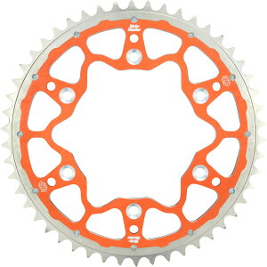 �yUSA�݌ɂ���z ���g�}�X�^�[ Moto-Master FUSION SERIES DUAL RING SPROCKET (ORANGE, 428-47T) KTM 1211-2285 HD�X
