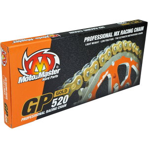 yUSA݌ɂz g}X^[ Moto-Master MX CHAIN GP-520G, 118 LINKS, GOLD 1220-0451 HDX