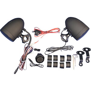yUSA݌ɂz J&M AMP SPEAKER KIT HANDLEBAR MOUNT BLUETOOTH BLK 4405-1043 HDX