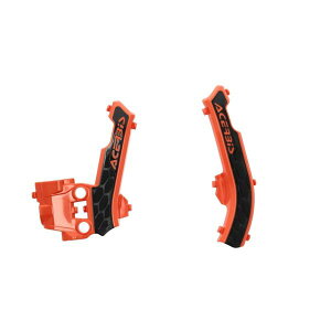 �yUSA�݌ɂ���z Acerbis 17+ KTM SX50/ SX-E 3/SX-E 5/ Husq EE 5/TC50/ GasGas Frame Guards- X-Grip - 16 Orange/Black acb2979615225 HD�X