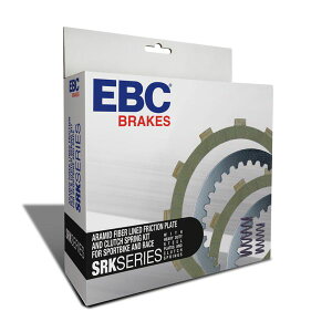 �yUSA�݌ɂ���z EBC 07-16 Kawasaki ZX6 R (599cc) SRK Aramid Fiber Sportbike Racing Clutch Kit ebcSRK101 HD�X