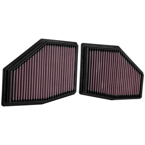�yUSA�݌ɂ���z K&N 2020 BMW M550i 4.4L V8 Replacement Air Filter (2 Per Box) knn33-3155 HD�X