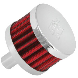 �yUSA�݌ɂ���z K&N Steel Base Chrome Top Crankcase Vent Filter 1/2in. Vent / 2in. OD / 1-1/2in. Height knn62-1015 HD�X