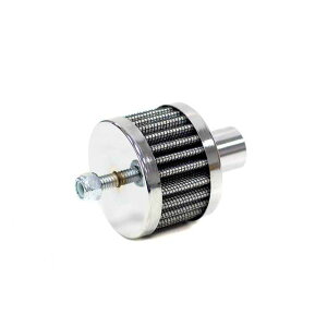 �yUSA�݌ɂ���z K&N Steel Base Chrome Top Crankcase Vent Filter 3/4in OD Vent / 2in OD / 1-1/2in H Stud Mount knn62-1120 HD�X