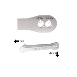 �yUSA�݌ɂ���z Vortex Racing 07-12 Kawasaki ZX600 Ninja ZX-6R,13-24 ZX636 ZX-6R Lowering Link Kit- Silver vtxLL479 HD�X