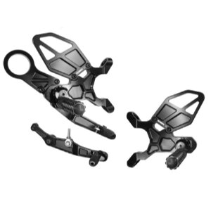 �yUSA�݌ɂ���z Vortex Racing 21-22 BMW M1000RR,20-24 BMW S1000RR Rear Set- Black vtxRS186K HD�X