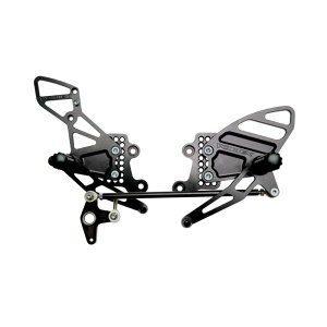 �yUSA�݌ɂ���z Vortex Racing 04-07 Honda CBR1000RR,03-06 CBR6100 RR Adjustable Rearsets- Black vtxRS205K HD�X