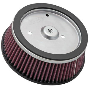 �yUSA�݌ɂ���z K&N Round Tapered 6.25in Base OD x 5.5in Top OD x 2.125in H Replacement Filter for Harley Davidson knnHD-0800 HD�X