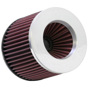 �yUSA�݌ɂ���z K&N Universal Filter 3 inch Flange 6 inch Base 5 1/4 inch Top 5 inch Height w/ Polished Top knnRR-3003 HD�X