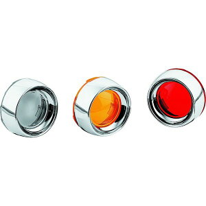 �yUSA�݌ɂ���z Kuryakyn Deep Dish Bezel With Smoke Lens Chrome kur2107 HD�X