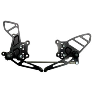 �yUSA�݌ɂ���z Vortex Racing 01-04 Suzuki GSX-R1000,01-05 GSX-R600,00-05 GSX-R750 Rear Set- Black vtxRS503K HD�X